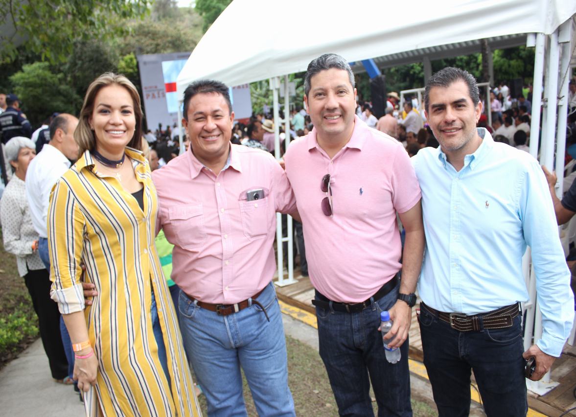 Sandra Milena Gonzales, José Ferney Ducuará, Tito Murcia y Germán Gaitán